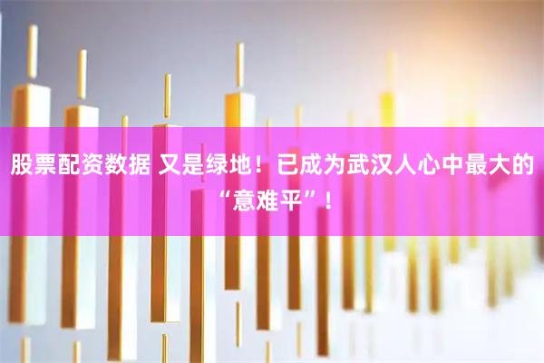 股票配资数据 又是绿地！已成为武汉人心中最大的“意难平”！